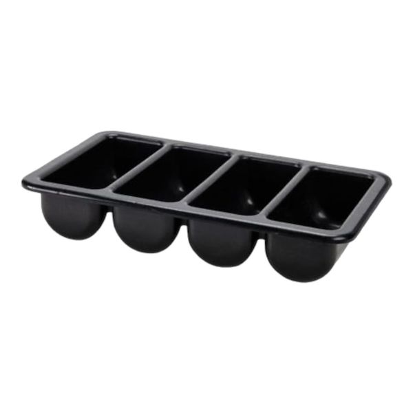 Cutlery Divider 4 Division Black