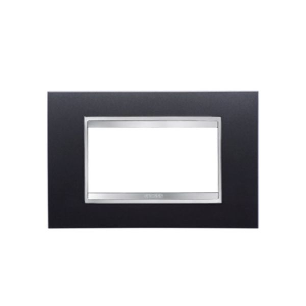 Gewiss CHORUS LUX 4-Gang Cover Plate (Slate)