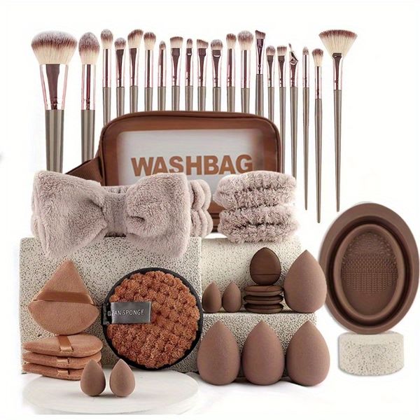 42 Piece/Set Face and Eye Makeup Brush Set