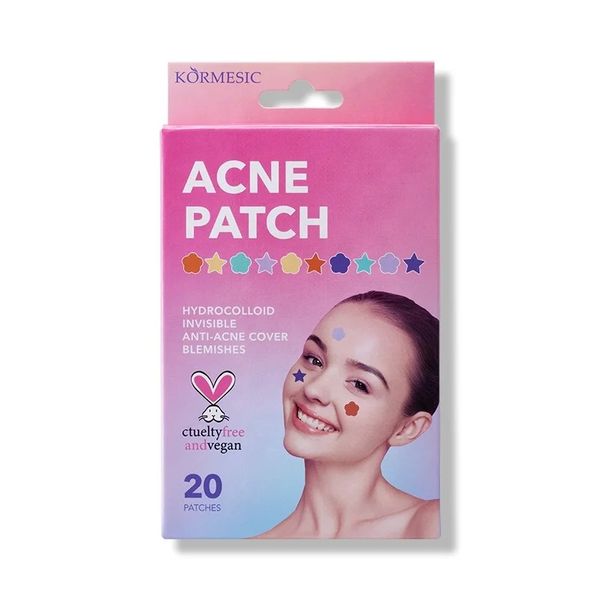 KORMESIC Acne Pimple Patch - Korean Skin Care - Deep Cleansing - 20 Patches