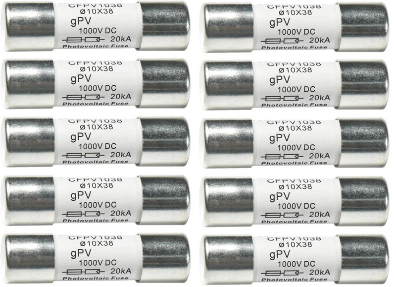U2D Solar 40Amp Fuses - Size 10x38mm - 10 Pack