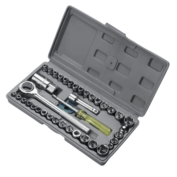 40 Piece Combination Socket Wrench Set in a handy Carry Case