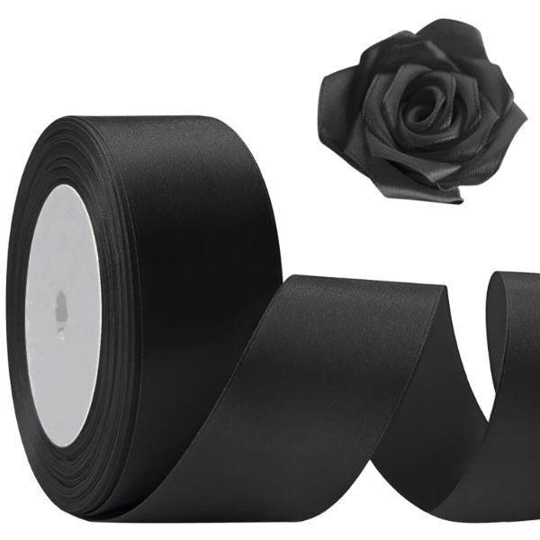 Single Face Polyester Silk Fabric Hair String Ribbon for Craft