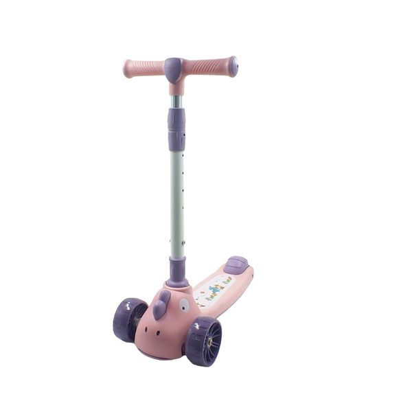Three-Wheel Scooter with Sit and Slide Seat