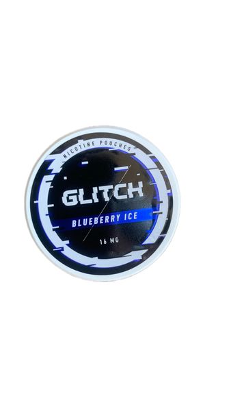 GLITCH blueberry ice 16mg nicotine pouches