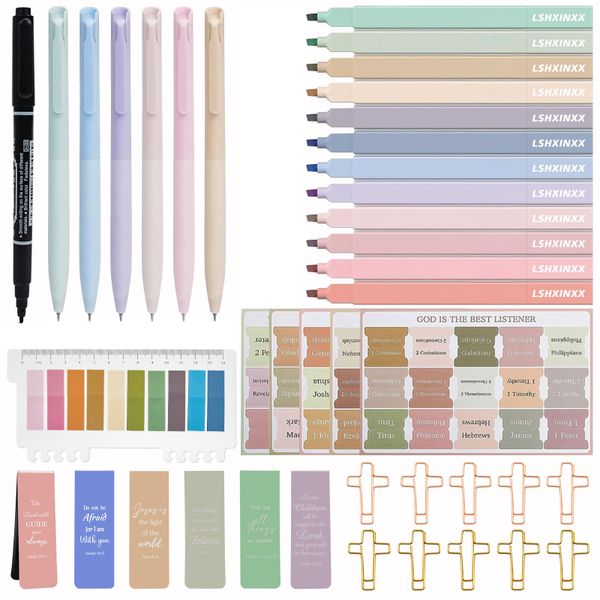 Bible Study Supplies 41 PCS for Women - Bible Journaling Kit