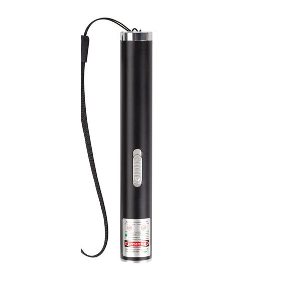 5MW 532nm Green Dot Mini Laser USB + LED Torch FA-701L