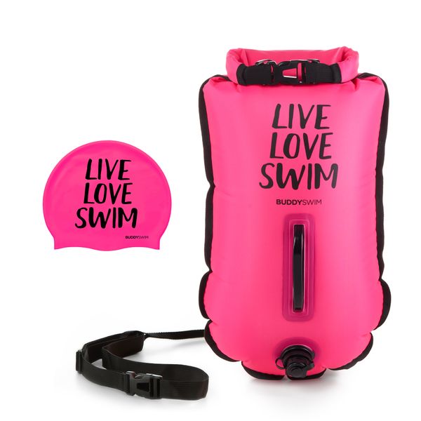 Buddyswim Dry Bag Buoy LLS 20lt, Pink