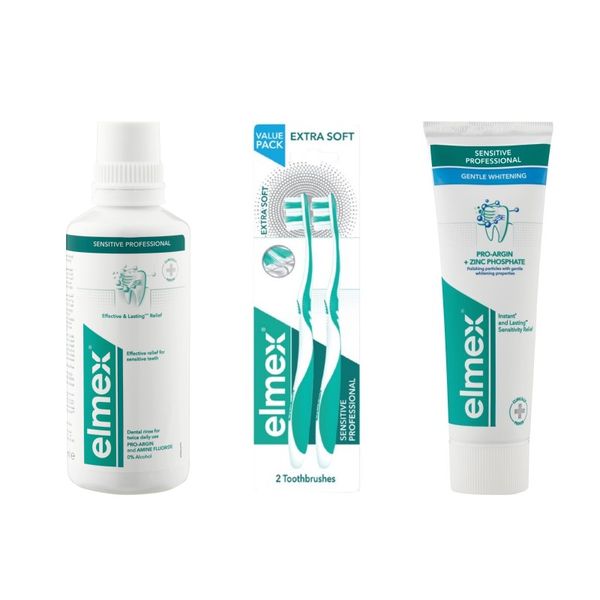 Elmex Sensitive Professional Oral Care Bundle