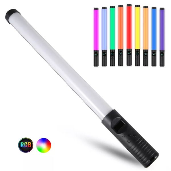 Handheld RGB LED Video Light Wand Effects Remote Control for photo &amp; video