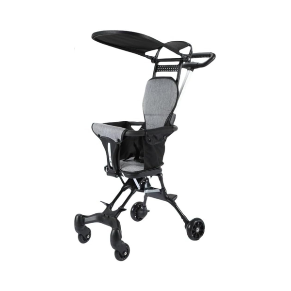 Baby Stroller with Removable Sun Shade Canopy -Lightweight 4-Wheel Compact
