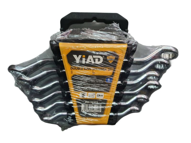 Yiad Double Ring Spanner Set - 6 Piece