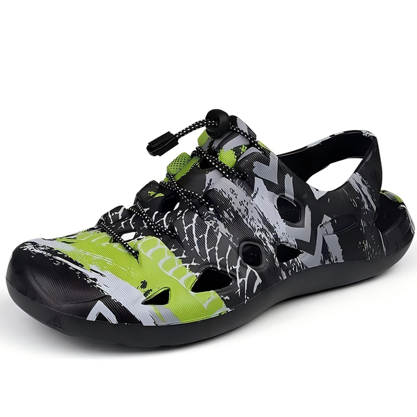Platform Breathable Closed Toe Sandals Lightweight Athletic Sport Sandals