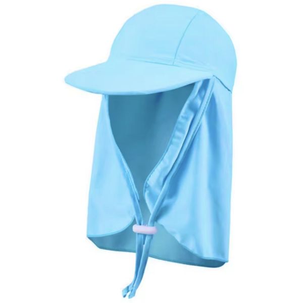 Baby UV Sun Protection Swim Hat Light Blue 1 month+