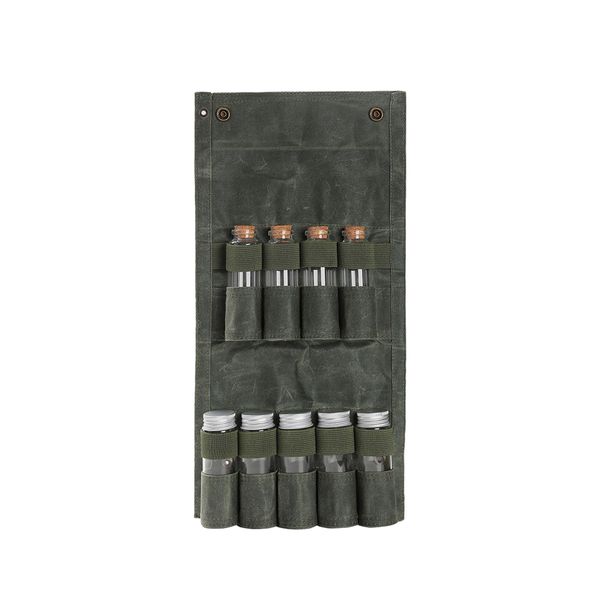 Camping Seasoning Foldable Storage Bag with Jar Set