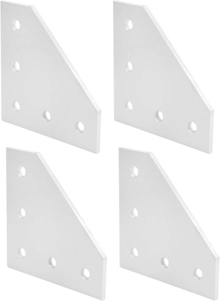 5 Hole Aluminum Joining Plate Outside Right Angle Connecting