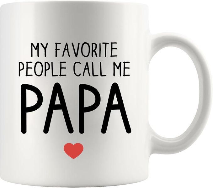 Papa-Father's day-Mother's day-Valentines-Christmas Mug