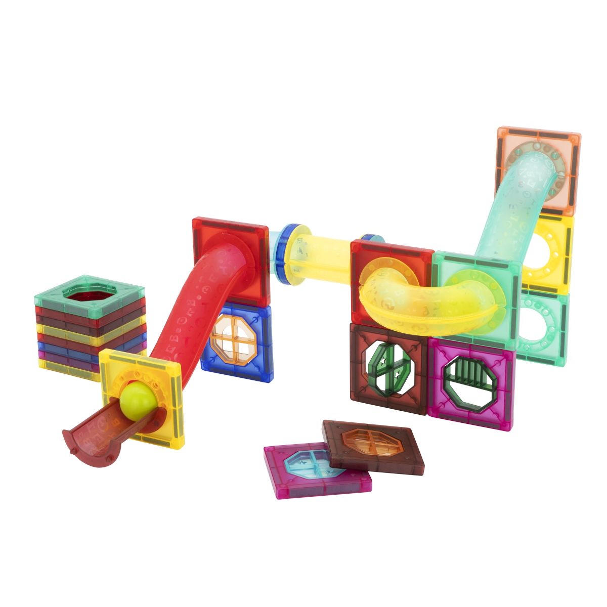 Edu-Matic 45 Piece Magnetic Tiles Building Set | Shop Today. Get it ...