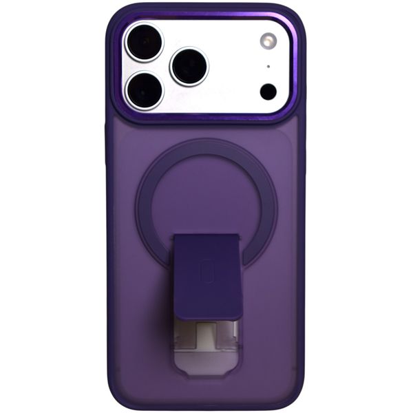 Phone Case with Magnetic Ring Stand - Compatible with 17 Pro Max - Purple