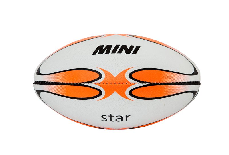 Mini Rugby Ball Orange - (Size: 1)
