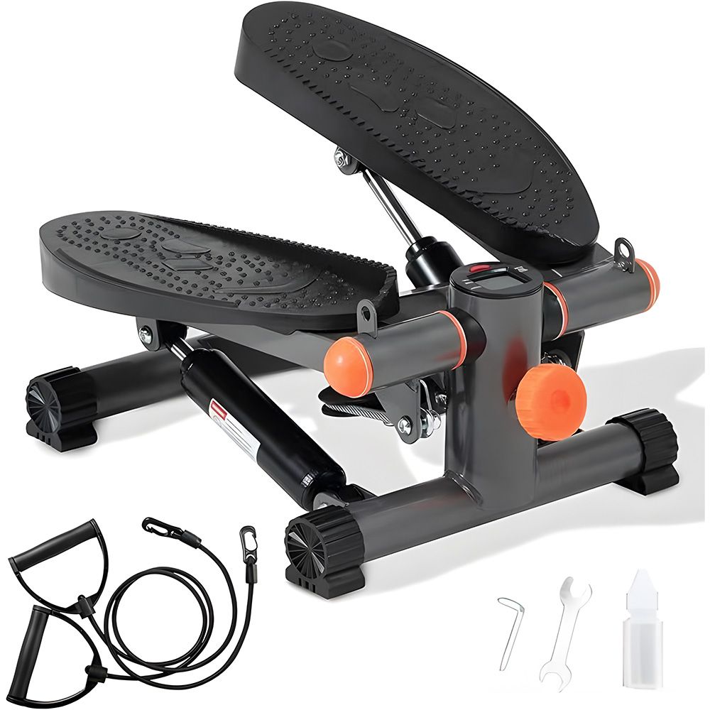 Topika - Stair Stepper with Bands, Mini Stepper for Exercise at Home 120kg