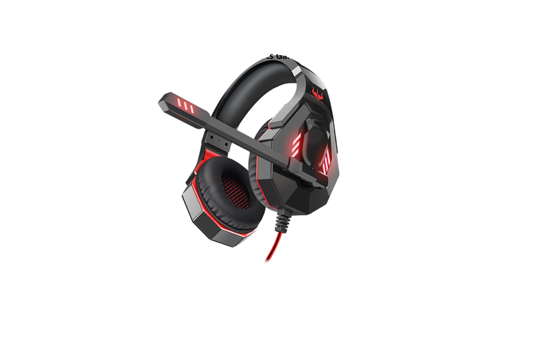 OVLENG GT93 Stereo Gaming Headset - Wired Over-Ear with LED Light