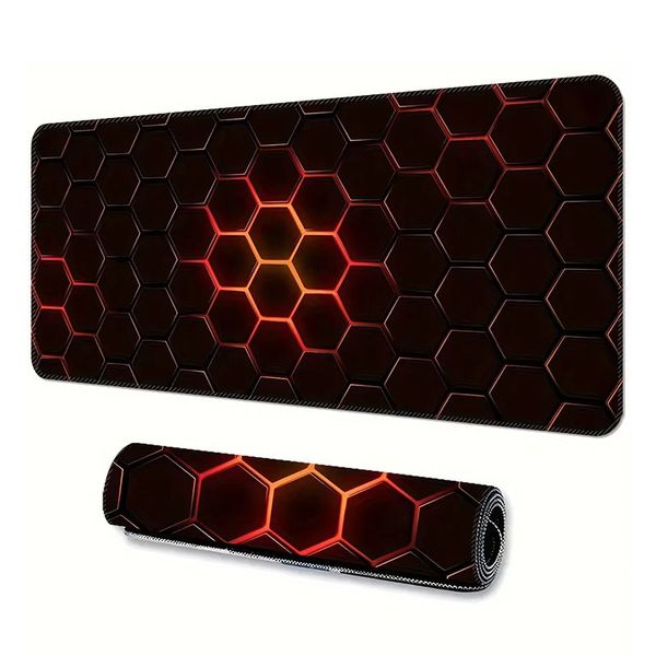 Mouse Mat, Large Extended Mouse Pad with Stitched Edges, Washable Desk Mat