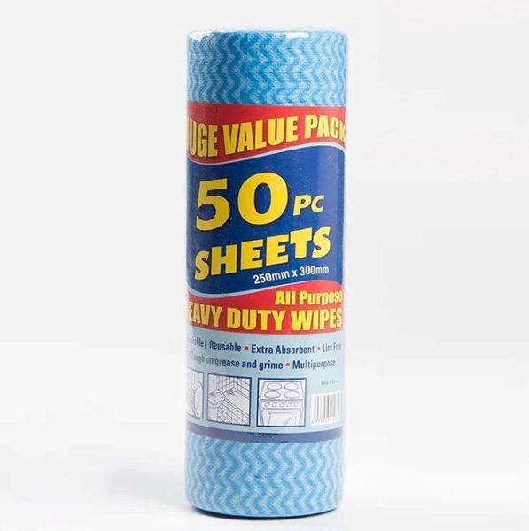 All-Purpose Heavy-Duty Cleaning Wipes 50 Sheets