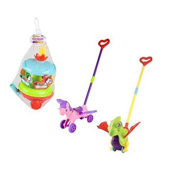 Baby Musical Push Walker Toy (3-Pack)