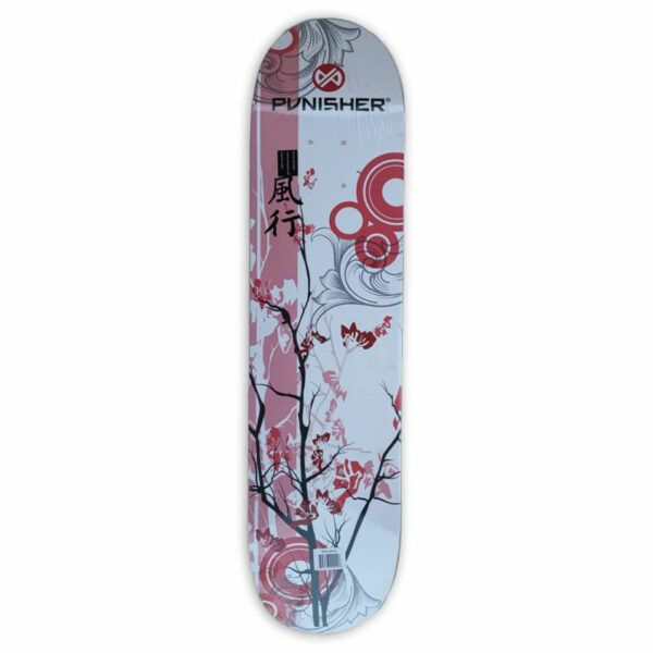 Punisher Cherry Blossom Skateboard Deck Street