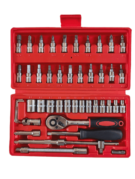 DHP - Socket Set 46 Pieces In Carrying Box