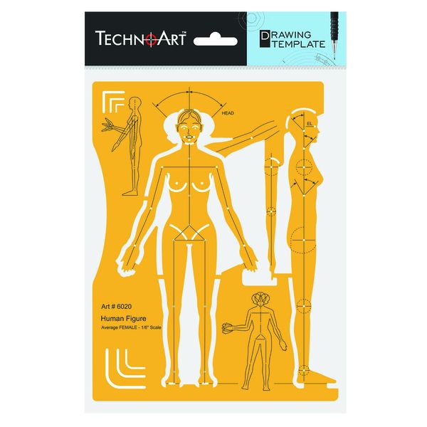 TechnoArt Template Human Figure Female 4