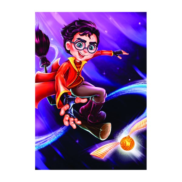 Harry potter Abstract Cartoon - A1 poster