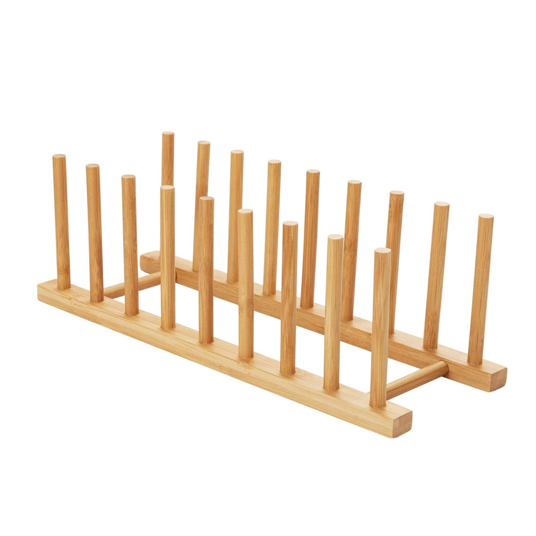 bamboo set Dish Plate Drain Rack Kitchen | Shop Today. Get it Tomorrow ...