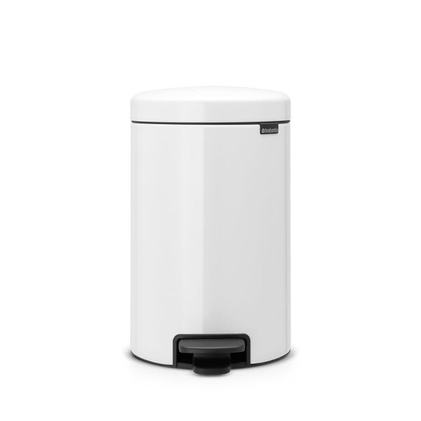 Brabantia - New Icon Pedal Bin - 12 Litre White