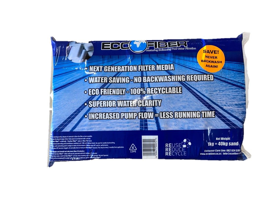 ECOFIBER Swimming pool Filter Medium 1kg Shop Today. Get it