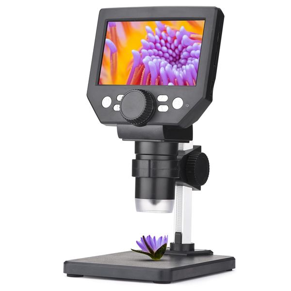 Portable Rechargeable Digital Microscope - 1X-1000X HD LCD Magnification