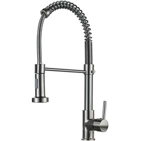 Brushed Silver Spring Kitchen Sink Tap Mixer | Shop Today. Get it ...