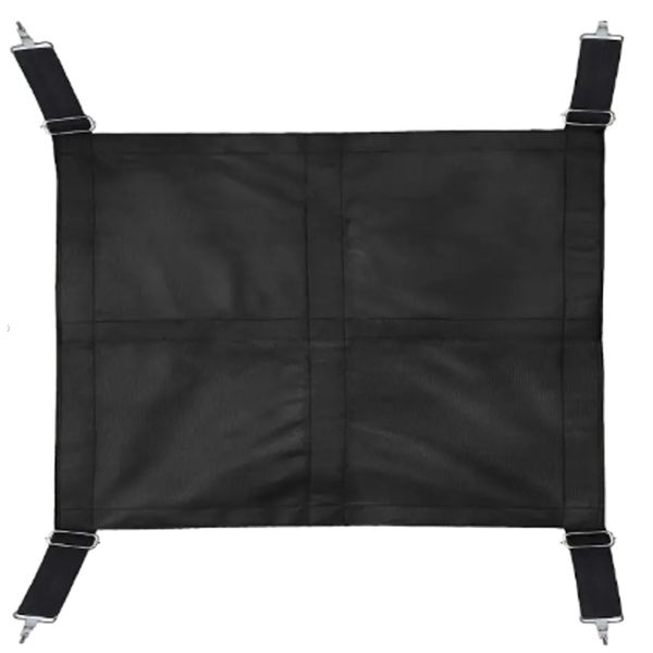 Pet Heavy Duty Adjustable Black Mesh Stall Guard For Horses - 68cm