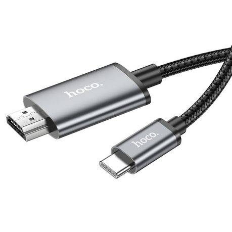 Hoco 2m USB-C to HDMI Cable - 4K HD Video, Braided Design Image