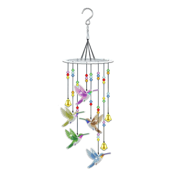 Bird DIY Painting Wind Chimes Diamond Art Kits For Adults
