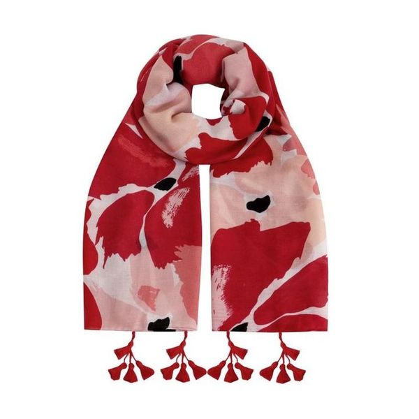 SoGood-Candy - Scarf - Red &amp; Pink Summer Floral