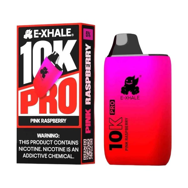 E-Xhale PRO 10000 Puffs Disposable Vape - Pink Raspberry (Pack of 5)