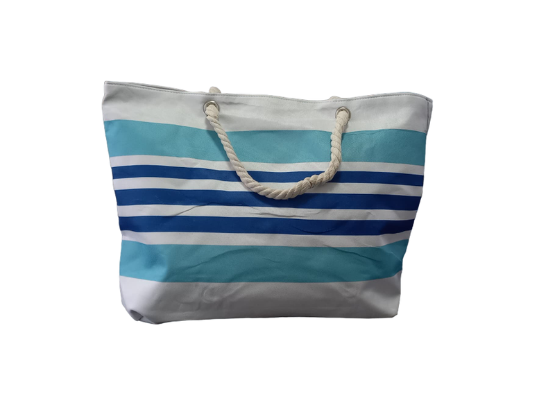 Stripped Beach Bag