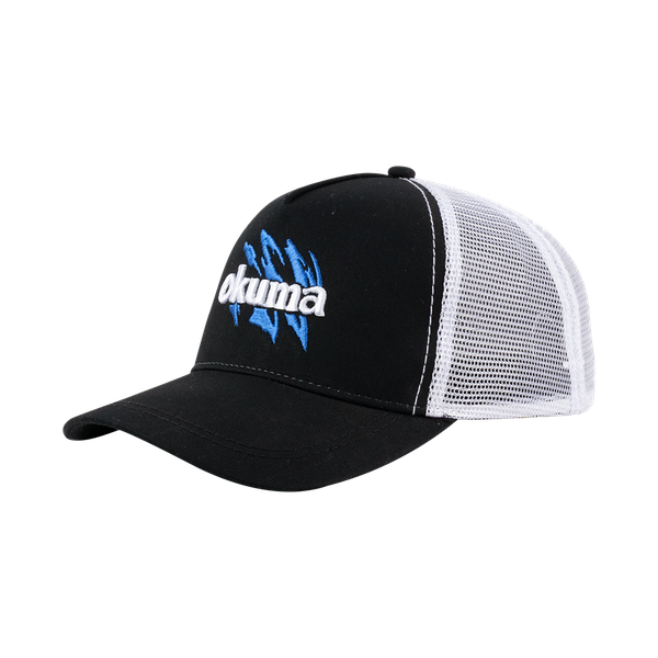 Okuma - Trucker Fishing Cap - Black/White