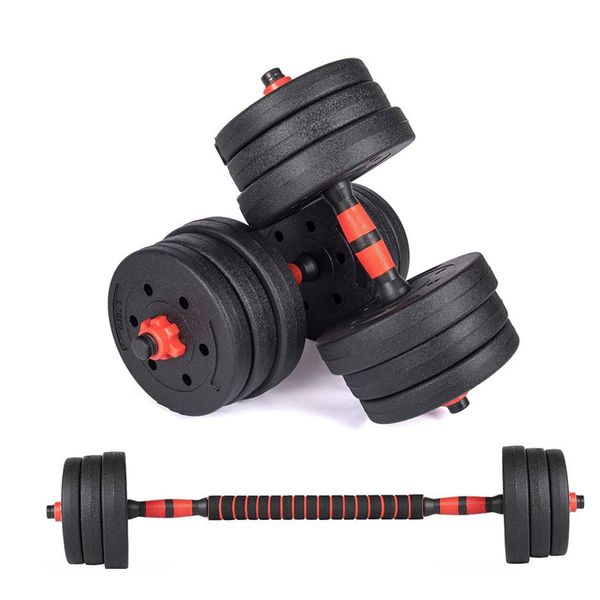 Everlast 20KG Vinyl Barbell &amp; Dumbbell Set