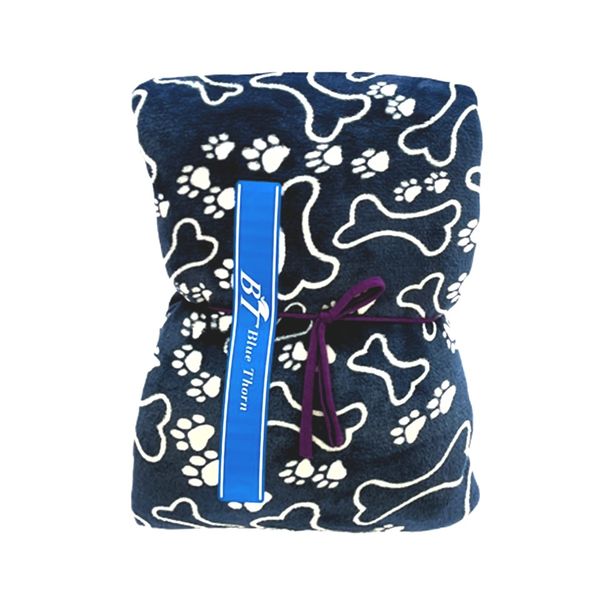 BlueThorn Double Sided Super Warm Fluffy Blankets for Pets - Wishbone