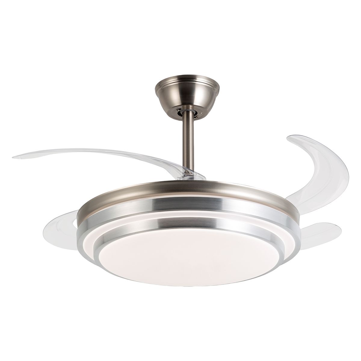 Redisson 4 Blades Modern Luxury LED Ceiling Fan with Remote Control