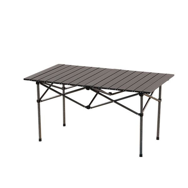 Outdoor Aluminum Alloy Folding Dining Table-Black