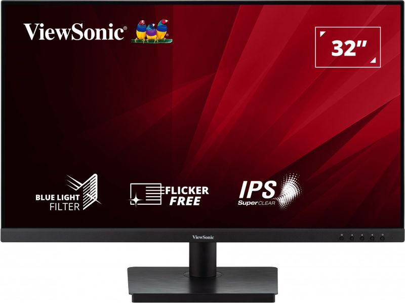 Viewsonic 32" FHD Monitor with Built-In Speakers, HDMI, VGA - VA3209-MH